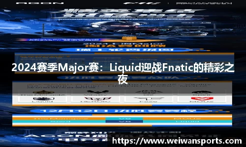 2024赛季Major赛：Liquid迎战Fnatic的精彩之夜